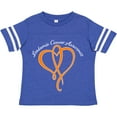 thumbnail image 3 of Inktastic Leukemia Awareness with Orange Ribbon Heart Boys or Girls Toddler T-Shirt, 3 of 5