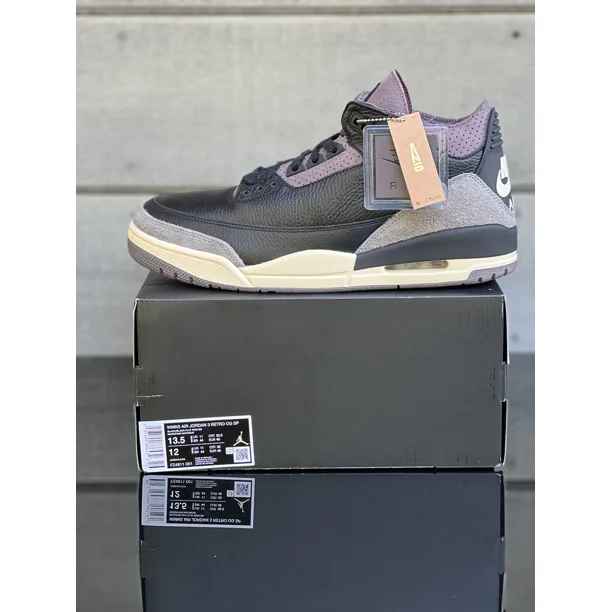Ni - ke Air Jordan 3 Retro OG SP A Ma Maniére While You Were Sleeping Sizes M12-M15