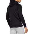 thumbnail image 2 of Under Armour Men's Cold Gear Long Sleeve UA Rival Fleece Full Zip Up V-Neck Hoodie (Black, L), 2 of 3