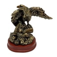thumbnail image 2 of Estatua de águila, estatuilla de resina, regalo de cumpleaños, decoración del hogar, escultura de Animal decorativa para fiesta, oficina, estantería,, 2 of 8