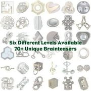 BePuzzled | Love Hanayama Cast Metal Brainteaser Puzzle Mensa مصنفة من المستوى 1 ، للأعمار من 12 وما فوق