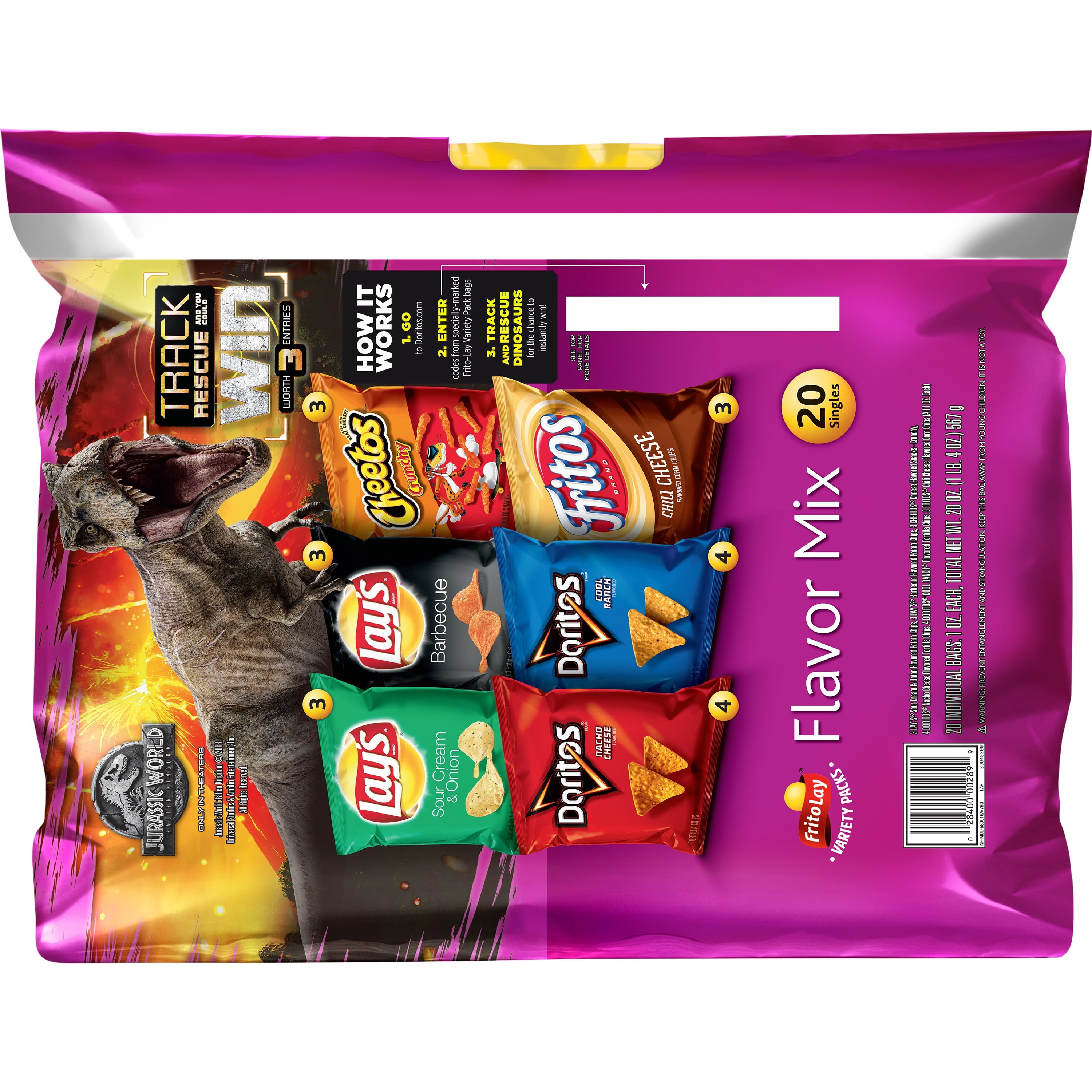 frito lay jurassic world