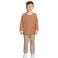 thumbnail image 2 of easy-peasy Toddler Boy Long Sleeve Boxy T-Shirt, Sizes 12 Months-5T, 2 of 6