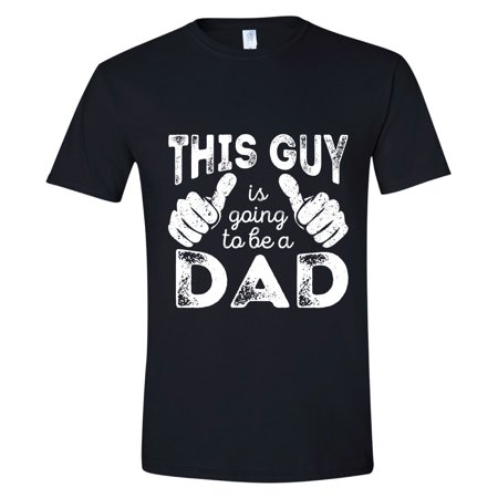 Feisty and Fabulous Brand: This Guy is Going to Be a Dad Looks Like, Father's Day Gift, Black (Best Male Casual Look)