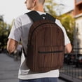 thumbnail image 2 of Wukai Vintage Wood Versatile Backpack:Spacious,Organized,Comfortable,Ideal for Travel and Everyday Use with Multiple Pockets and Padded Straps, 2 of 8
