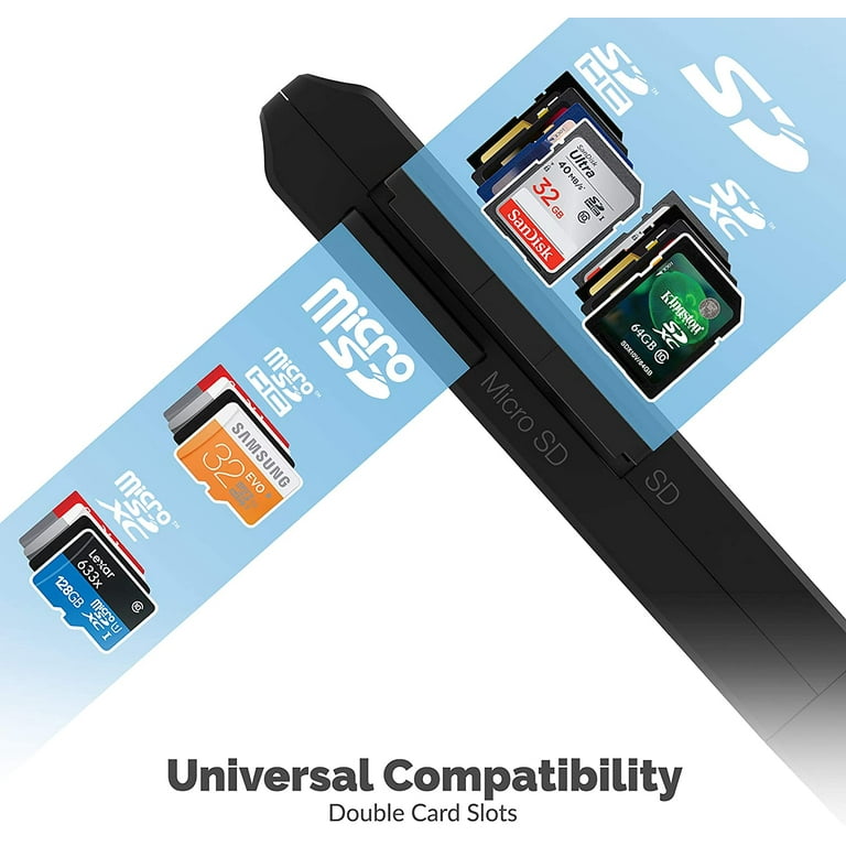 USB 3.0 Micro SD and SD Card Reader - Sabrent