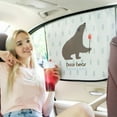 thumbnail image 2 of Magnetic Curtain In The Car Window Sunshade Cover Cartoon Universal Side Window Sunshade UV Protection For Kid Baby Children bear, 2 of 5