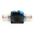 thumbnail image 1 of 60 Amp DC 12V Manual Reset Switch, Car Circuit Breaker, Lightweight For Car Audio System Overload Protection, 1 of 8