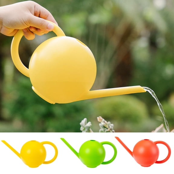 1.5L Plastic Watering Can for Indoor Outdoor Plants, Modern Small Watering Cans, Long Spout Watering Can for Indoor Bonsai Plants Garden Flowers