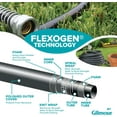 thumbnail image 2 of 5/8 in x 50 ft Heavy Duty Garden Hose, Flexible Kink Resistant Outdoor Water Hose, Gray, 2 of 5