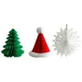 thumbnail image 3 of 3 Adornos Navideños de Papel con Forma de Panal, Centro de Mesa, Decoraciones Colgantes Reutilizables para Fiestas, Interiores y Exteriores estilo 1, 3 of 8
