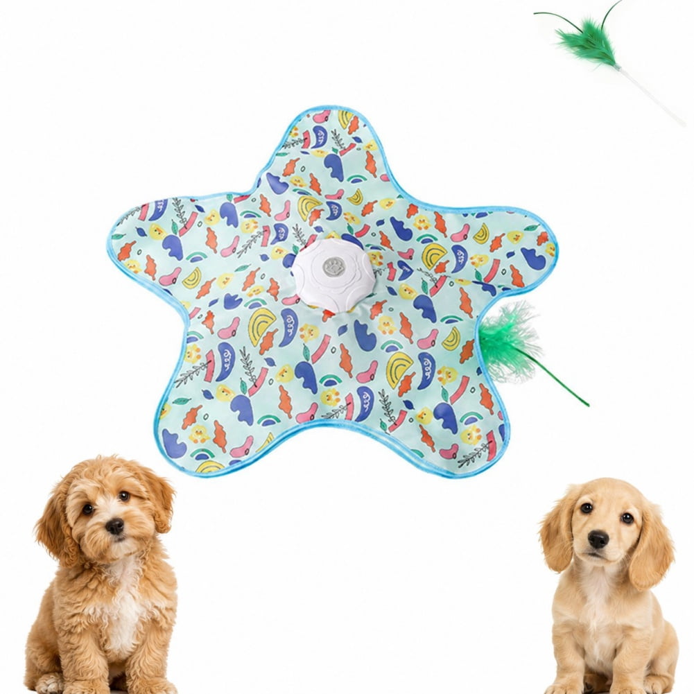 pawzzle interactive dog toy Hide‑and‑Seek Pet Plaything Spring‑Actuated Interactive Toy Featuring Hidden Moving Elements and Rustling Sounds Engaging Indoor Entertainment for Canines and Felines