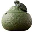 thumbnail image 1 of Ceniceros de cerámica con tapa, ceniceros con forma for fumadores de cigarros, decoración estética creativa de frutas, 1 of 7