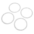 thumbnail image 2 of Bling Car Speaker Trim, Car Speaker Protective Rings Standard Size  Decoration Reflective Effect 4PCS  For Vehicle Modification, 2 of 8