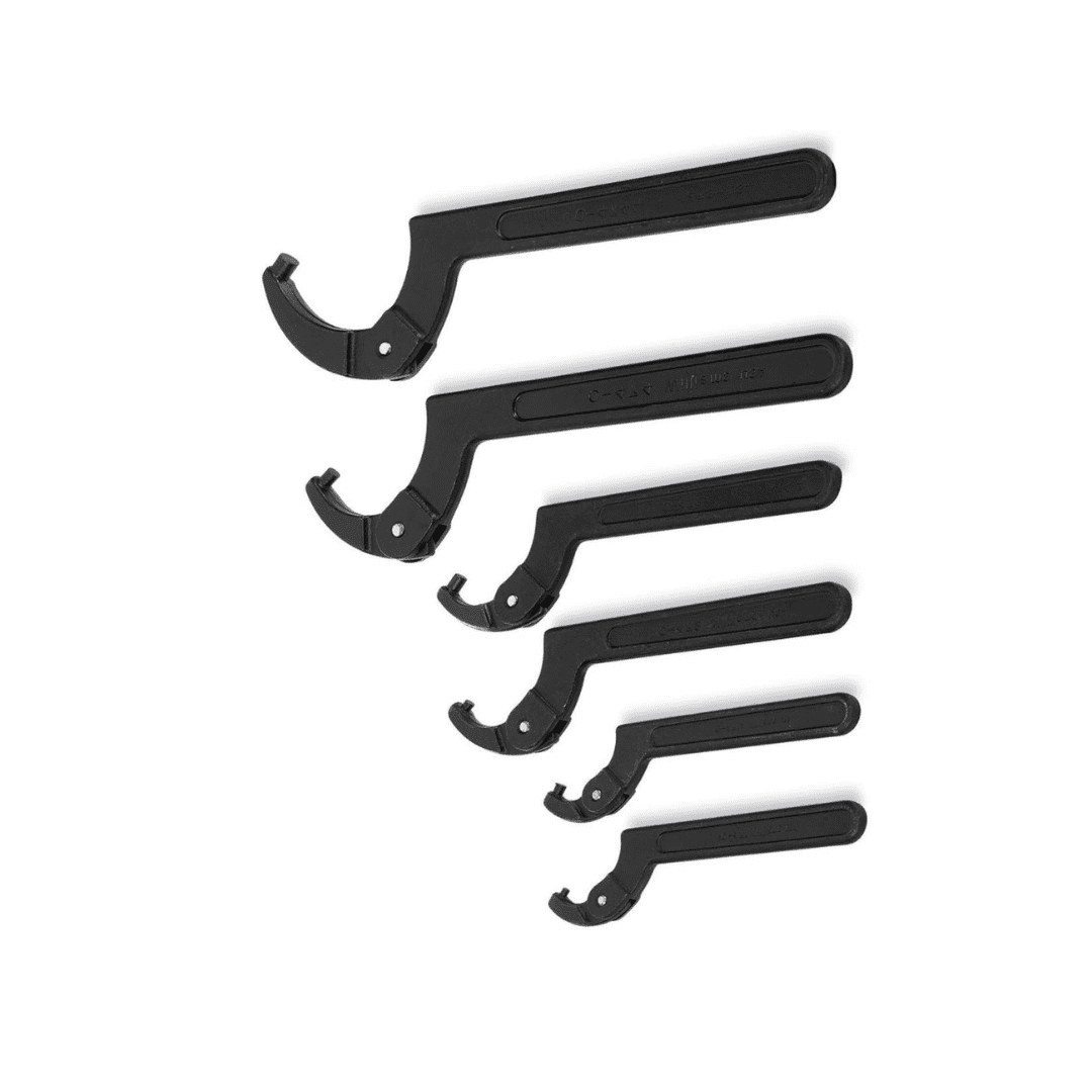 Williams WS-476 6-Piece Adjustable Pin Spanner Wrench Set
