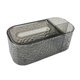 thumbnail image 4 of Cubierta de caja de pañuelos rectangular, soporte de caja de pañuelos multifuncional con caja de control remoto, organizador de bolígrafos para coche Gris Sunnimix Cubierta de tejido, 4 of 8