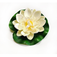 thumbnail image 1 of Conjunto de 6 Flores Flotantes JAMW Nenúfar de Flor de Loto Blanco Lechoso, 1 of 3