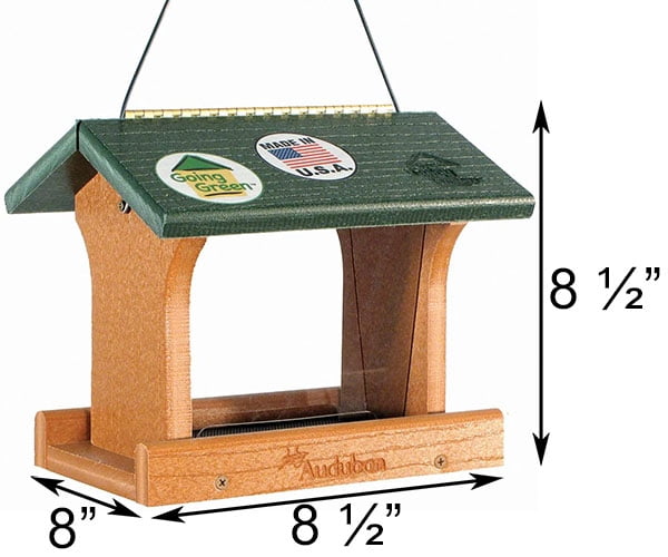 Audubon Recycled Plastic Ranch Bird Feeder