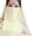 thumbnail image 3 of Belly Dance Veil Mask Stage Veil Dance Classical Dance Veil Performance Accessories Female, 3 of 6