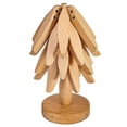 thumbnail image 1 of Wooden Trivets for Hot Dishes Tree Shape Trivet Set Coaster for Teapot Hot Pots, 1 of 4