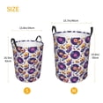 thumbnail image 4 of KLL record rock Skull star Waterproof Foldable Laundry Hamper Bucket with Handles for Storage Bin,Kids Room,Home Organizer (Small ), 4 of 7