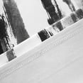 thumbnail image 3 of Porch & Den Nova Ink Blue Brush Stroke Pattern Blackout Valance Black Gray 18"L x 52"W, 3 of 5