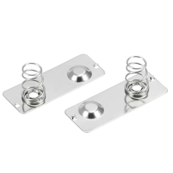 50 Pcs AA Battery Positive Spring Contact Nickeling Plate 29mmx11mm
