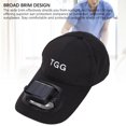 thumbnail image 4 of Gorra Para Ventilador Solar, Ala Ancha, Gorra De Béisbol Con Protección UV De Verano Con Ventilador Solar Para Deportes En La Playa Y El Jardín, , Ajuste Ajustable,, 4 of 7