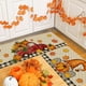 thumbnail image 5 of Juego de Dos Tapetes Decorativos de Otoño con Calabaza y Hoja de Arce para Halloween y Acción de Gracias. Ideales para Baño, Cocina, Porche, Entrada o Cualquier Espacio., 5 of 6