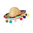 thumbnail image 1 of Sombrero Sombrero Creativo Tema Mexicano Decoración Práctico Suministros para Fiestas Elegantes Sombrero beige, 1 of 9