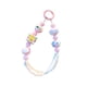thumbnail image 4 of Llavero con cuentas llavero de coche pulsera con dijes de cuentas llavero brazalete pulsera de cadena Rosa, 4 of 8
