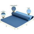 thumbnail image 2 of ProsourceFit Natura TPE Yoga Mat ¼-in Thick, 72-inch Long, Reversible, 2 of 6