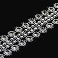 thumbnail image 4 of AMLESO 5 Yards 4.57m Diamond Rhinestone Mesh Wrap Ribbon Bling Bling Bulk, 27mm., 4 of 8