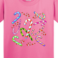 thumbnail image 4 of Inktastic Candy Cane Party Youth T-Shirt, 4 of 5