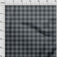 thumbnail image 2 of oneOone Viscose Chiffon Gray Fabric Gingham Check Diy Clothing Quilting Fabric Print Fabric By Yard 42 Inch Wide, 2 of 4