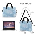 thumbnail image 3 of 16" Laptop Briefcase for Work Travel Laptop Shoulder Bag Carrying Handbag Laptop Case Delicate Snowflakes Patter, 3 of 8