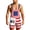 Blue, variant on Unisex 4th of July USA Flag Printed Overalls, Adjustable Straps Independence Day Patriotic Tops Festival Jumpsuits Romper Work Bibs Overalls Gifts for Men and Women