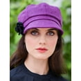 thumbnail image 4 of Mucros Weavers Irish Women's 100% Wool Tweed Newsboy Hat Made in Ireland, 4 of 5