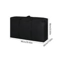 thumbnail image 3 of Cinvoph Moving and Storage Bags, Heavy Duty, Large Packing Totes Supplies for Blanket, Comforter, Pillow, Bedding with Sturdy Zipper Wide Open Design 32"x11"x23" Black, 3 of 6