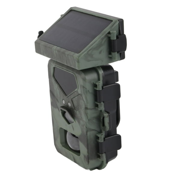 Trail Camera IR Night Vision Waterproof HD Solar Powered Deer for Outdoor Wildlife Monitoring
