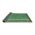 thumbnail image 2 of Ahgly Company Indoor Rectangle Abstract Turquoise Blue Modern Area Rugs, 5' x 8', 2 of 4