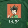 thumbnail image 4 of Hunter X Hunter Gon Freecss Long Sleeve Green Spray Paint Camo Hooded Anorak-M, 4 of 7