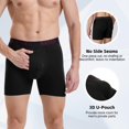 thumbnail image 4 of Calzoncillos bóxer BAMBOO COOL para hombre, ropa interior ultra cómoda y suave, 4 of 6