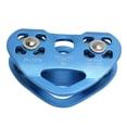 thumbnail image 4 of Polea De Tirolesa De Doble Escalada Polea De Teleférico De Transporte Aéreo En Forma De Corazón para Teleférico Escénico Azul, 4 of 12