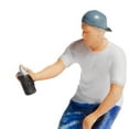 thumbnail image 2 of serony 1/87 Diorama Graffiti Figure Characters Resin People Train Layout boy white, 2 of 6