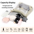 thumbnail image 3 of Tinyat Clear Crossbody Bag for Women Fashion Shoulder Bag with Metal Chain Multi-Scene Use for Outdoor Commute Concert Green, 3 of 7