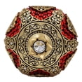 thumbnail image 2 of Islamic Pomegranate Decor Piece with Ayatul Kursi - Gold, 2 of 4