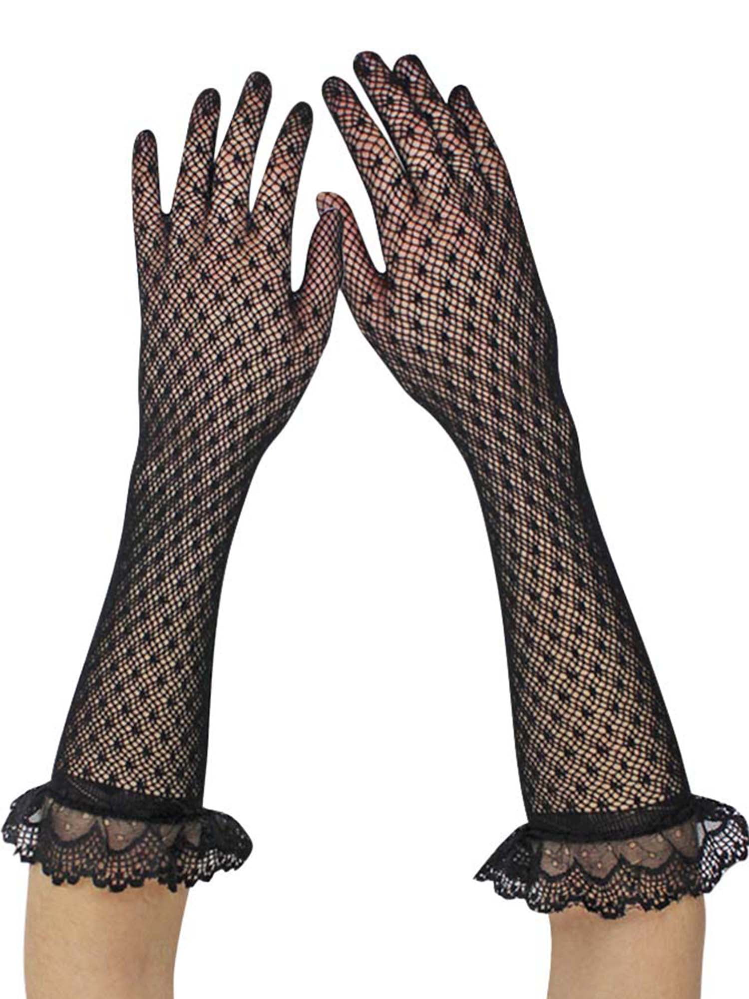 long lace gloves