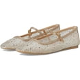 thumbnail image 6 of Dolce Vita Reyes Gold Mesh Mary Jane Squared Toe Slip On Fashion Ballet Flats (Gold Mesh, 10), 6 of 6