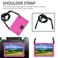 thumbnail image 6 of SaniMore Case for Samsung Galaxy Tab A8 10.5 inch 2022 (SM-X200/X205/X207), Heavy Duty Rugged Shockproof Case with Hand Strap, Kickstand, Carrying Shoulder Strap, Rose, 6 of 7